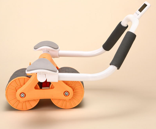 Abdominal wheel automatic rebound