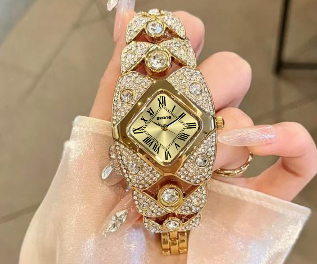 Diamond Quartz Watch