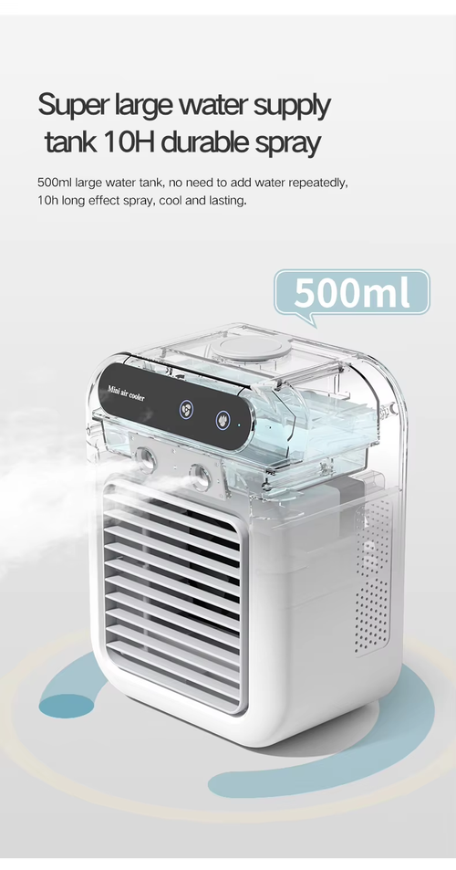 ⏰Desk Spray Fan Rechargeable Evaporative Air Cooler Personal Humidifier Portable Air Conditioner Fan