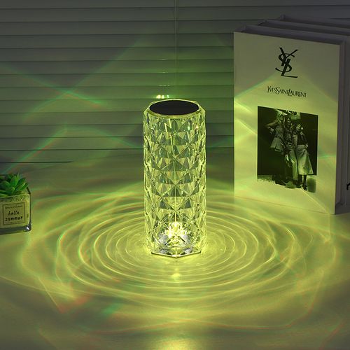 USB-Charge Crystal Rose Lamp ✨ Glow for Home 🏡214 sales