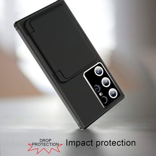 Mirror Wallet Case 2 in 1 Protective Cover with Card Holder for Samsung Galaxy S25 Ultra S24 Ultra S23 Ultra S22 S21