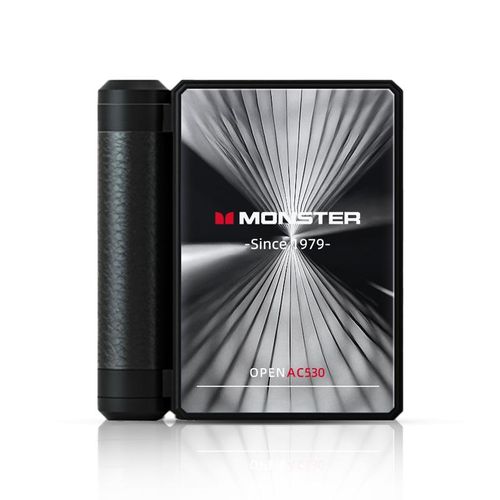 Monster AC530 Open-Ear Headset – Noise-Canceling Mic, 100H Battery, Bluetooth 6.0, IPX5 Sweatproof