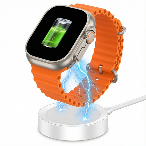 49MM AMOLED Smart Watch： with Aluminum Alloy Case, Bluetooth Calling, NFC Access, ECG & SpO₂ Health Monitoring, Wireless Charging