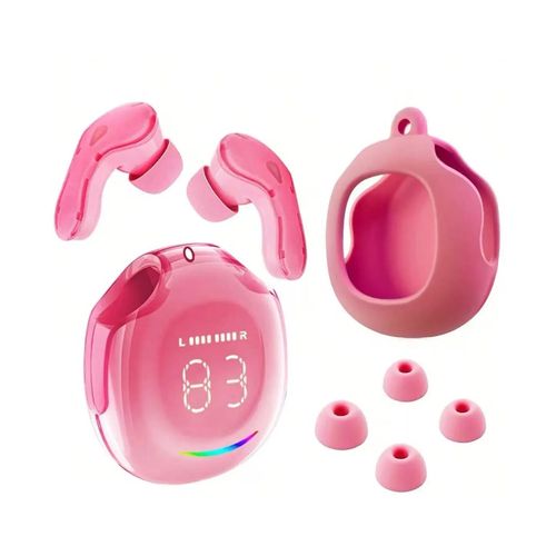 High-Gloss Crystal Clear Gradient True Wireless In-Ear Bluetooth Earbuds