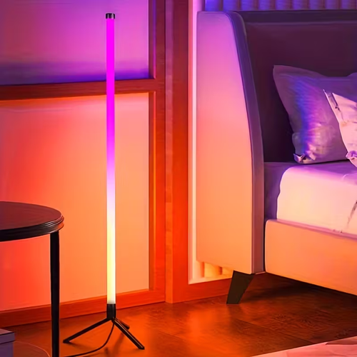 Smart LED Floor Lamp with RGB Color-Changing Function