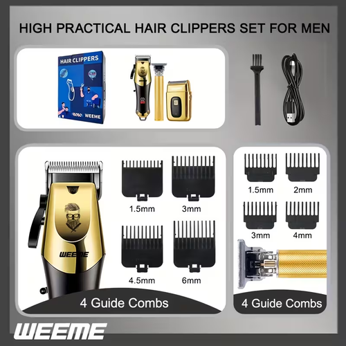 Luxury Rechargeable Hair Trimmer Kit