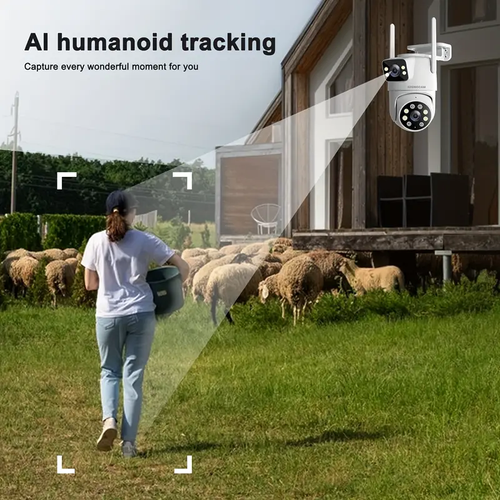 Wireless WiFi HD Dual-Lens Camera with 32G Storage