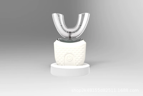 Adult U-Shaped Electric Sonic Toothbrush with Soft Bristles – Unisex Teeth Whitening Device, IPX Full-Body Washable, Rechargeable Automatic Teeth Cleaner