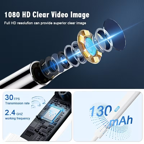 7-Piece Ear Pick Set with Visual Ear Scoop