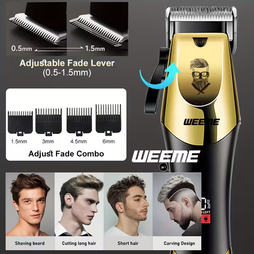Luxury Rechargeable Hair Trimmer Kit