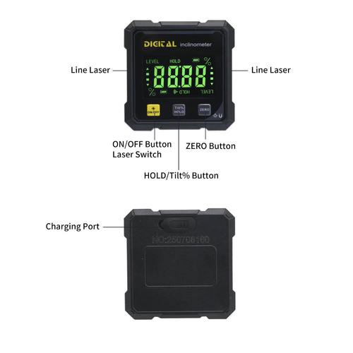 Laser Digital Inclinometer