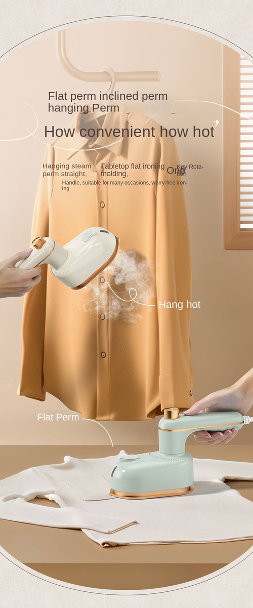 2-in-1 Dry & Wet Handheld Garment Steamer