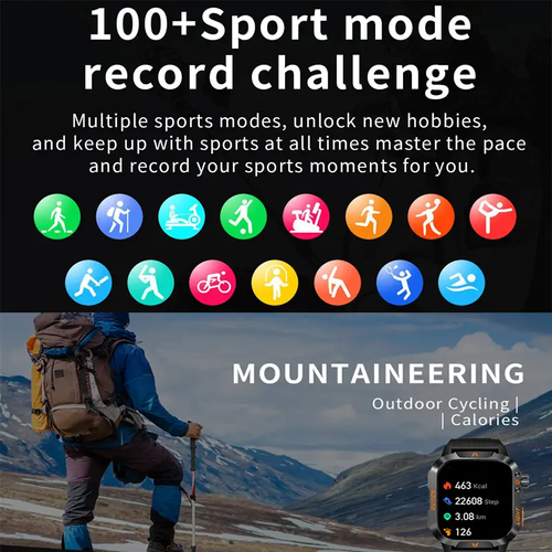 Multi-Functional Smartwatch for Men