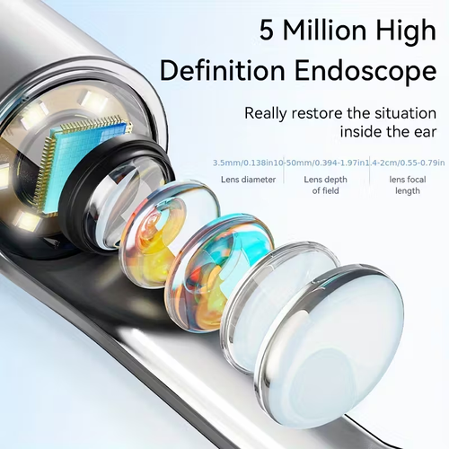 7-Piece Ear Pick Set with Visual Ear Scoop