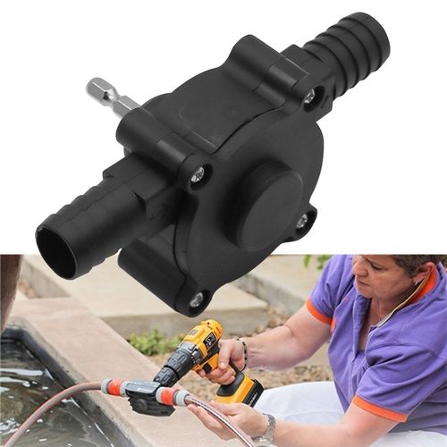 Household Small Water Pump, Handheld Electric Drill Water Pump - Self-Priming, Multi-Scenario, Portable