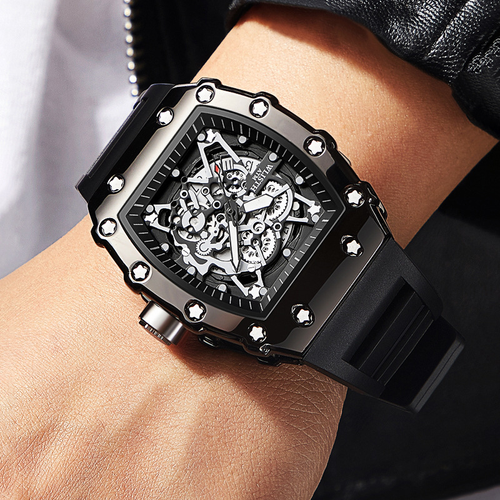 Watch with water resistance and luminous function