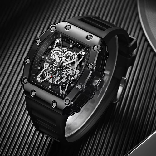 Watch with water resistance and luminous function