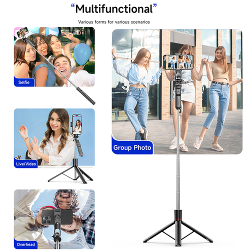 Bluetooth Extra-Long Extension Selfie Stick