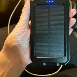 10000mAh Portable Solar Power Bank, Waterproof Solar Phone Charger with LED Light and Dual USB Ports, Compatible with iPhone and Android GLOBAL PICKS