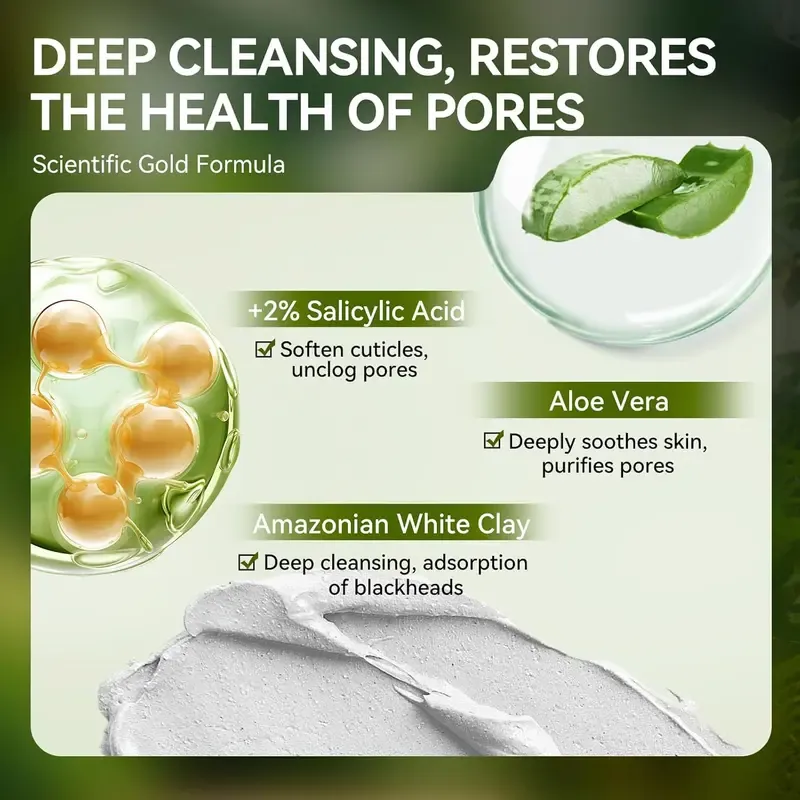LANBENA Blackhead Removal Mask, Nose Phyto Pore Strips, Pore Cleansing Purifying Exfoliating Mask, 60 Sheets, Phyto Aloe Vera Blackhead Removal Mask, (30g),travel essentials