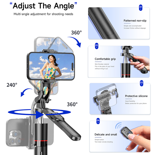 Bluetooth Extra-Long Extension Selfie Stick