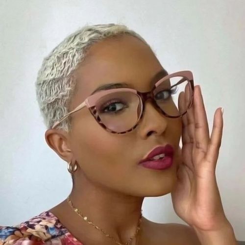 Women's fashion anti-blue glasses