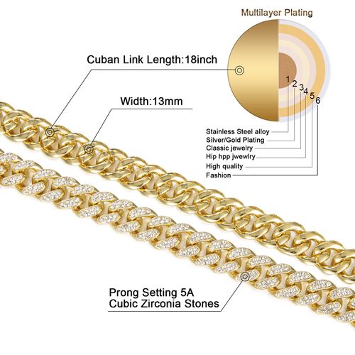 Iced Out Miami Cuban Link Chain
