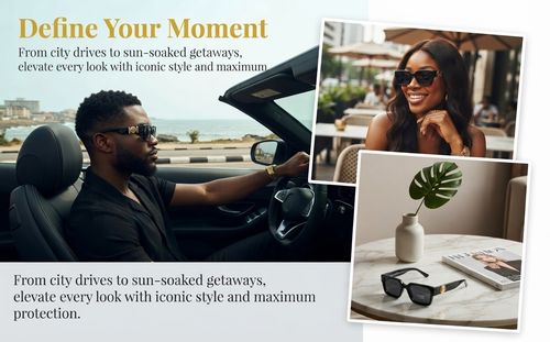 Men's Vintage Oversized Polarized Sunglasses
