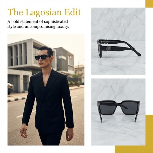 Men's Vintage Oversized Polarized Sunglasses