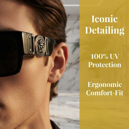 Men's Vintage Oversized Polarized Sunglasses