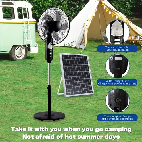 Rechargeable Standing Fan Portable Air Circulator