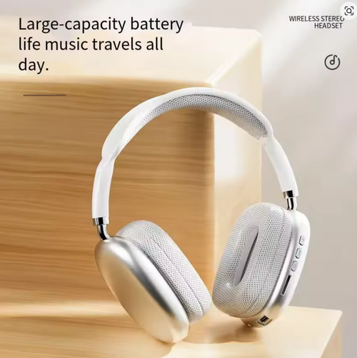 P9 Pro Max ANC wireless Bluetooth headset, Hi-Fi stereo foldable over-ear headphones