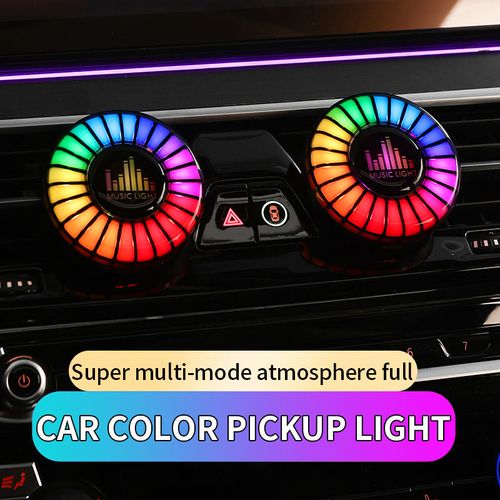 Car Aromatherapy Ambient Light with RGB Rhythm Sound-Activated Lighting