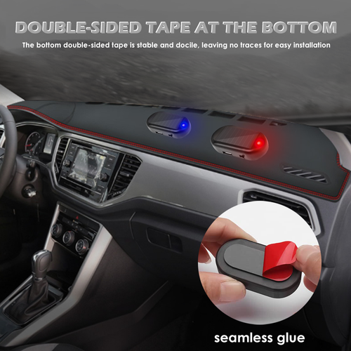 Solar-Powered Alarm Light for Cars