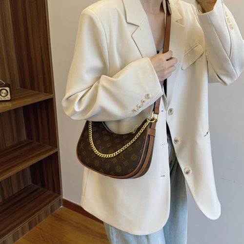 2025 Summer new soft leather single-shoulder crossbody hand-held chain bag