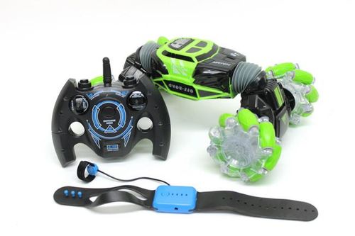 Gesture-sensing twisted car, transforming car, charging toy, children's gift, double-sided drift stunt, off-road remote control car