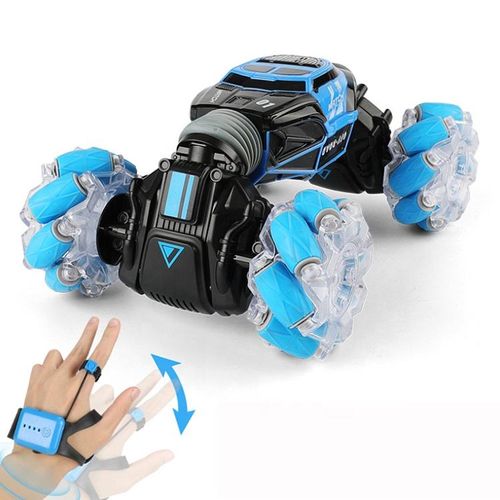 Gesture-sensing twisted car, transforming car, charging toy, children's gift, double-sided drift stunt, off-road remote control car
