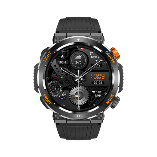BT smartwatch, heart rate and blood pressure monitor, weather IP67 waterproof, sports and fitness smartwatch