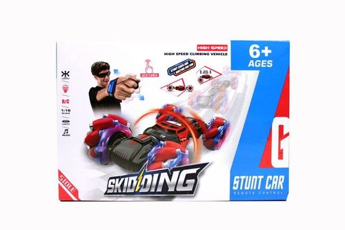 Gesture-sensing twisted car, transforming car, charging toy, children's gift, double-sided drift stunt, off-road remote control car