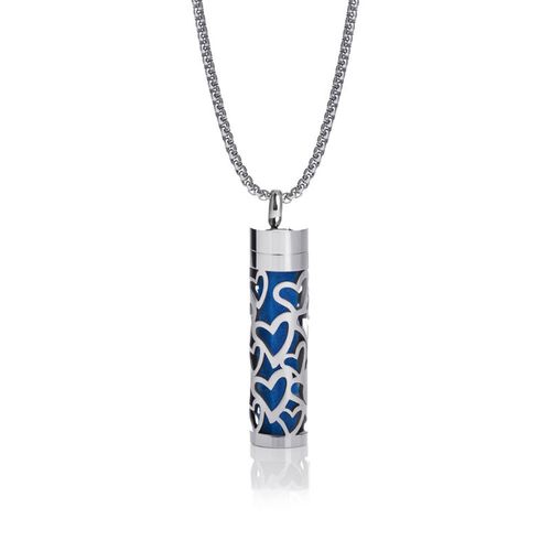 Perfume pendant necklace, essential oil diffused perfume bottle necklace