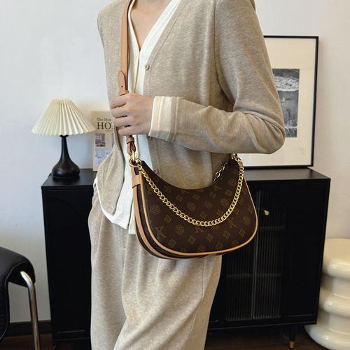 2025 Summer new soft leather single-shoulder crossbody hand-held chain bag