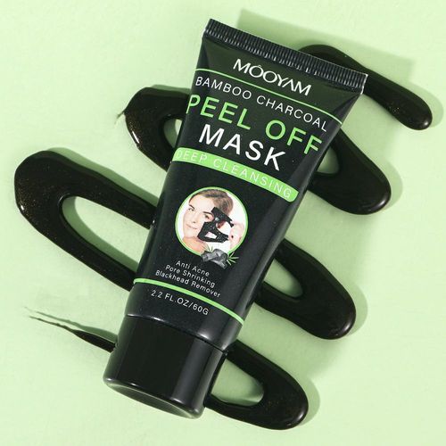 Skin care bamboo charcoal peeling mask, blackhead and nose mask, deeply cleanses pores and shrinks black mask