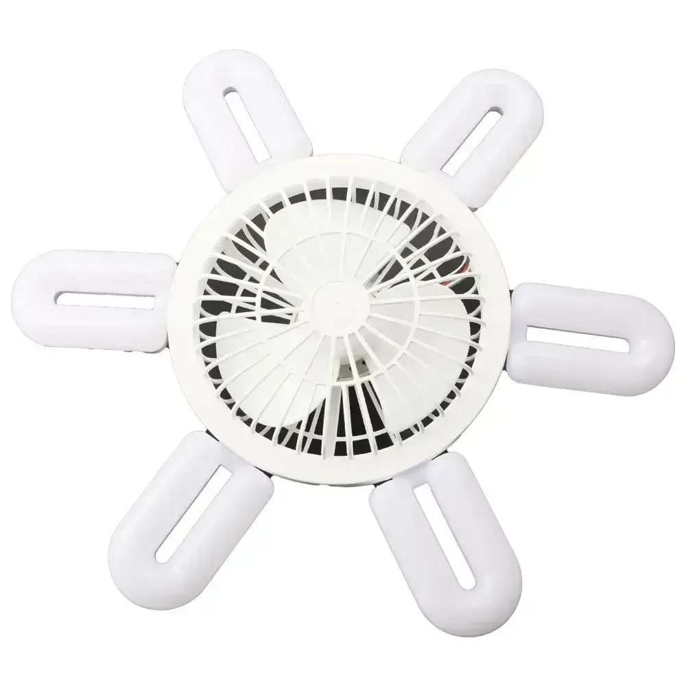 Fashion Design Energy Fan U Shaped Foldable Led E27 Led Ceiling Light with Fan U-Shaped Fan Light