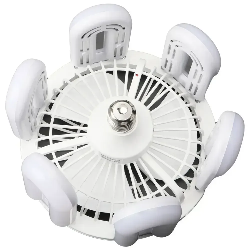 Fashion Design Energy Fan U Shaped Foldable Led E27 Led Ceiling Light with Fan U-Shaped Fan Light