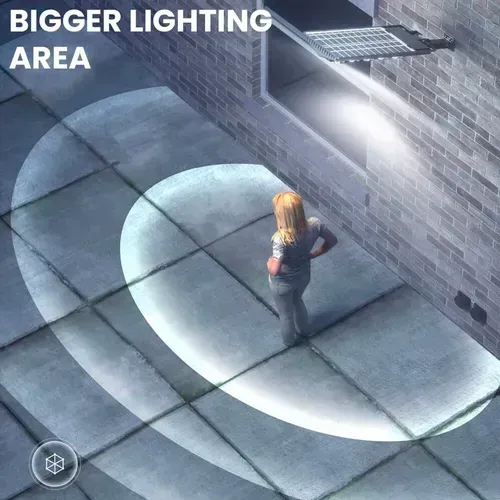 ⏰1500W Solar Street Lights, Solar Flood Lights Outdoor Dusk to Dawn 6500k LED Solar Pole Light with Remote Control IP67 Waterproof for Parking Lot, Yard, Garage and Garden