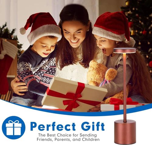 🔥🎁Hot Sale 50% OFF🎁🔥NEW Design Cordless Led Table Lamp Modern Wireless Rechargeable Touch Dimming Portable Restaurant Lights Luxury Desk Table Lamps