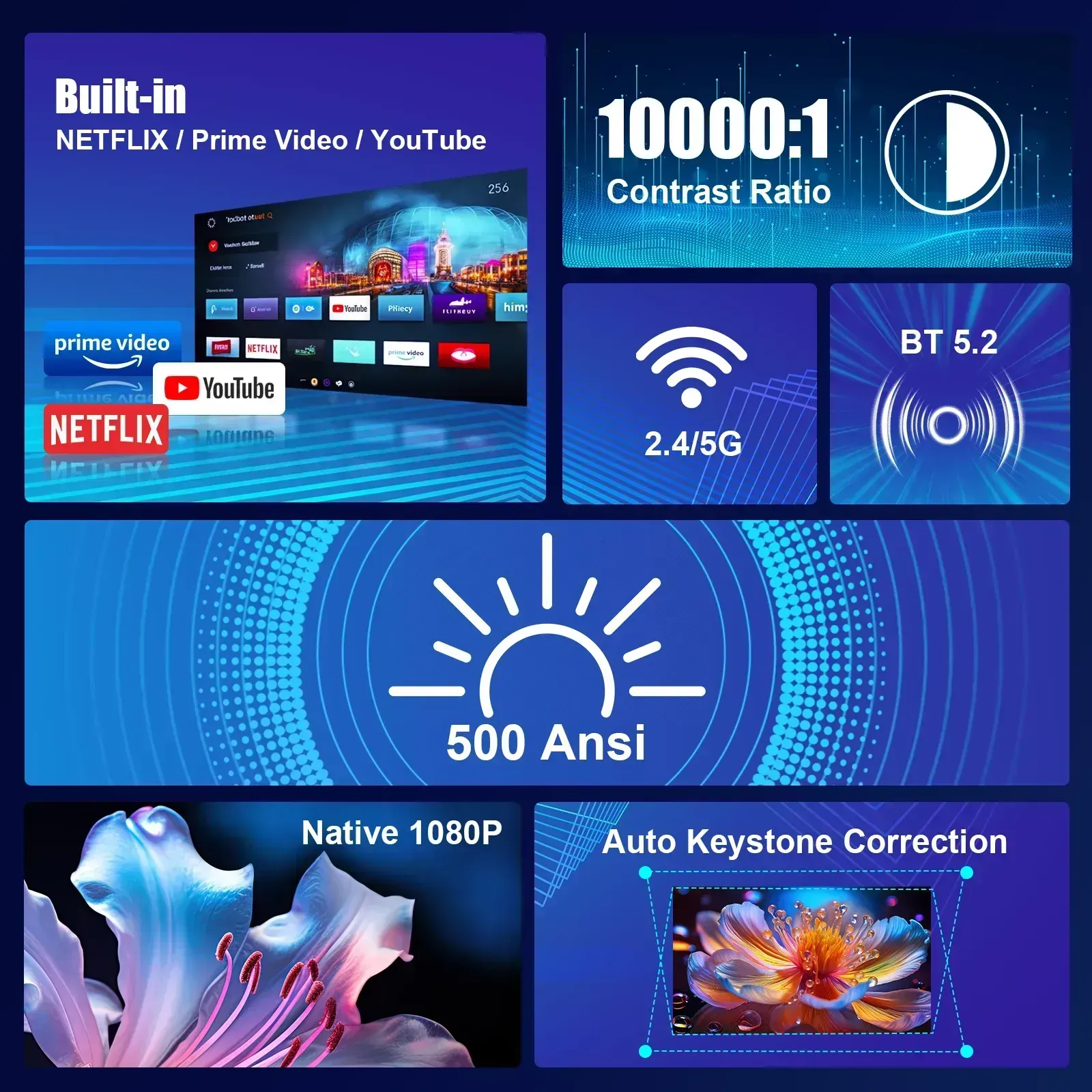 Portable Ultra HD Projector