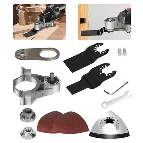 Angle Grinder Converter Set, Angle Grinder Converter Universal Head Adapter, Carbon Steel Angle Grinder to Multi-Tool Converter
