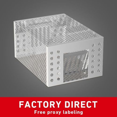 Reusable galvanized automatic door closing mousetrap, non-toxic and harmless, suitable for indoor and outdoor warehouses, garages and restaurants