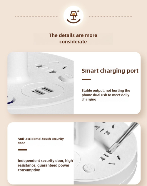 Premium LED Night Light Socket Modern Design Power Driven